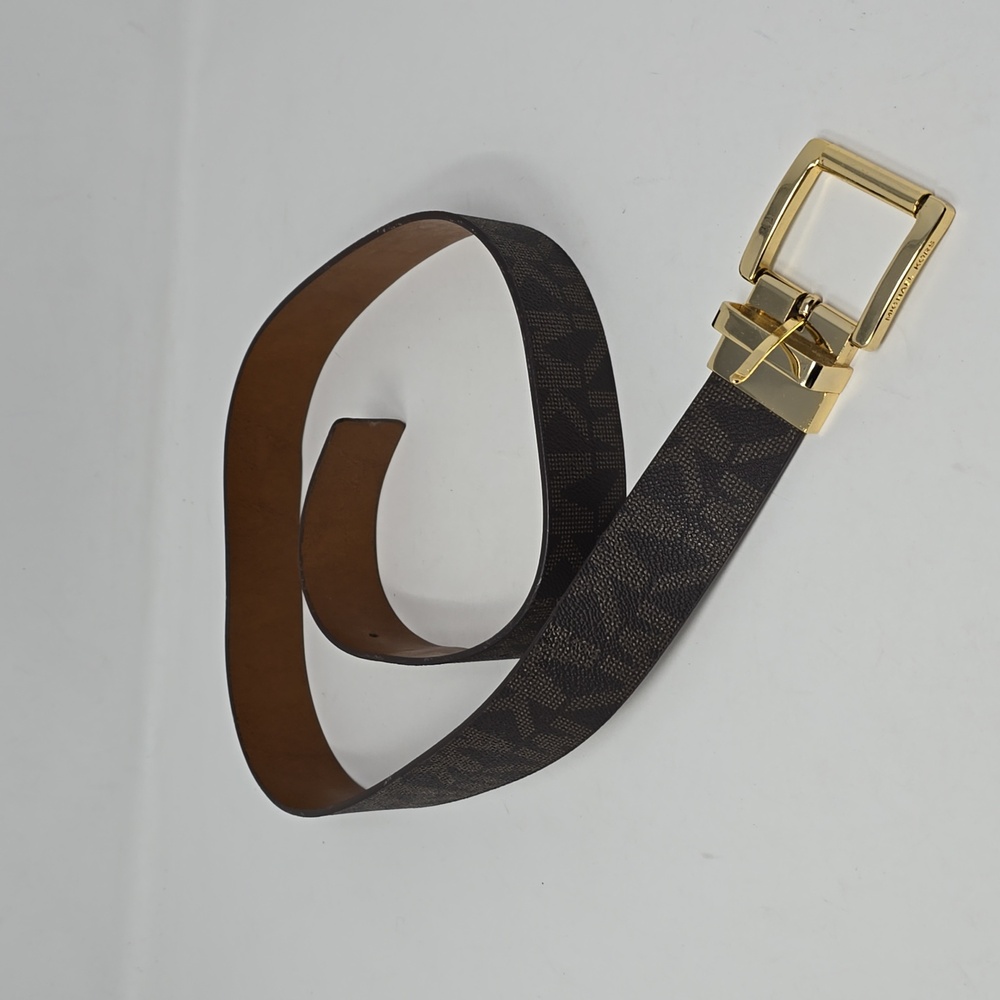 Michael Kors Signature Logo Reversible Women's Belt Size M/L